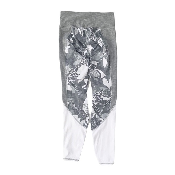 ATHLETA High Rise Tropical Flow Chaturanga Leggings Gray S - Picture 5 of 10